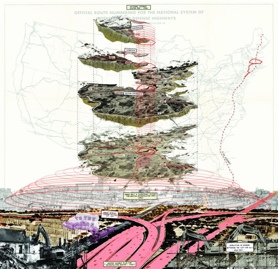 Collage by Annie Liang (MLA ‘18) for the research project “Urban Intermedia,” part of the Harvard-Mellon Urban Initiative